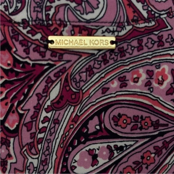 MICHAEL Michael Kors Pink and Purple Paisley Dress - Picture 5 of 6